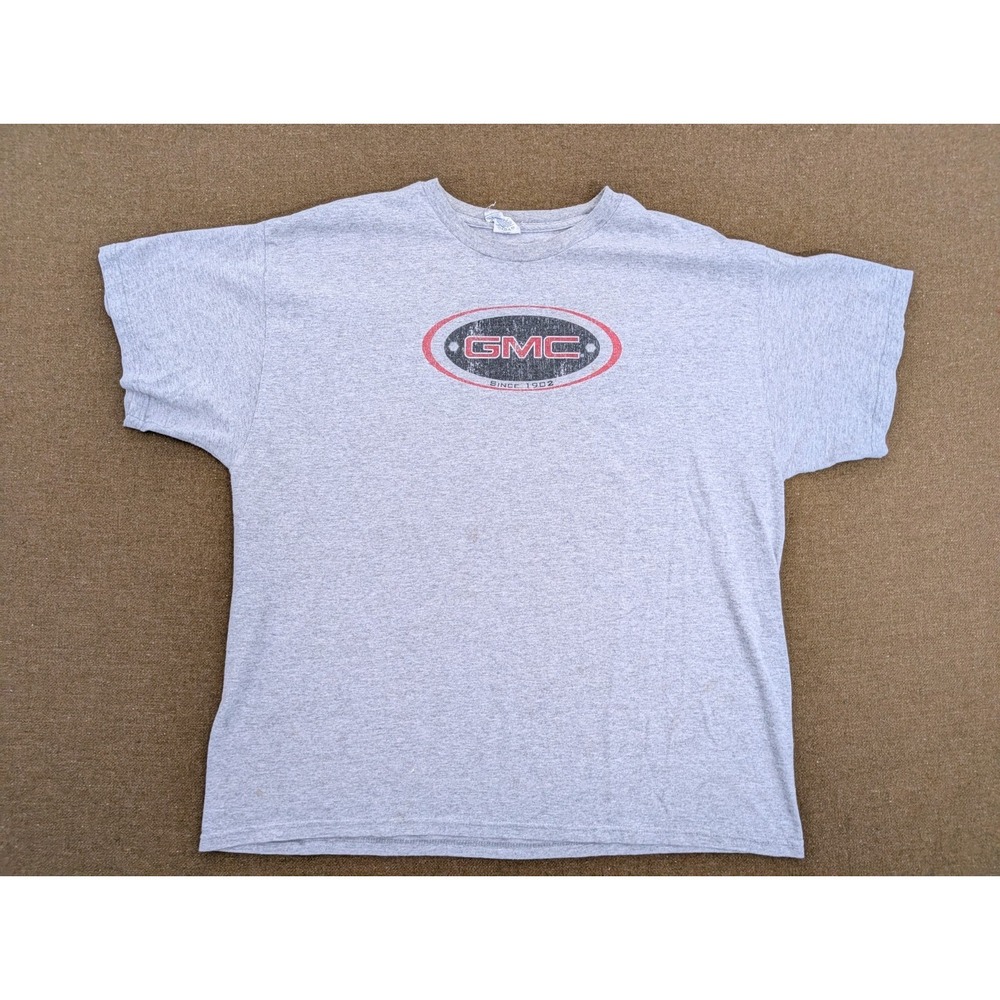 Vintage GMC Men's XL T Shirt Grey Faded Sierra Denali